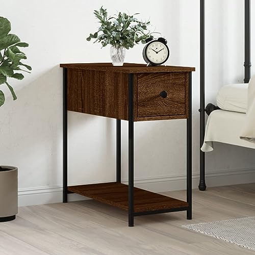 ZQQLVOO Nachttisch Braun Eichen-Optik Bedside Table kommode mit schubladen for Zimmer Schlafzimmer 30x60x60 cm Holzwerkstoff ZQQLVOO Nachttisch Braun Eichen-Optik Bedside Table kommode mit schubladen for Zimmer Schlafzimmer 30x60x60 cm Holzwerkstoff von ZQQLVOO