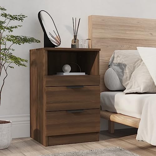 ZQQLVOO Nachttisch Braun Eichen-Optik Holzwerkstoff nachttische Bedside Table for Wohnzimmer Zimmer ZQQLVOO Nachttisch Braun Eichen-Optik Holzwerkstoff nachttische Bedside Table for Wohnzimmer Zimmer von ZQQLVOO