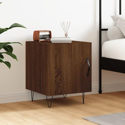 ZQQLVOO Nachttisch Braun Eichen-Optik kommode mit schubladen nachttisch for Schlafzimmer Zimmer 40x40x50 cm Holzwerkstoff ZQQLVOO Nachttisch Braun Eichen-Optik kommode mit schubladen nachttisch for Schlafzimmer Zimmer 40x40x50 cm Holzwerkstoff von ZQQLVOO