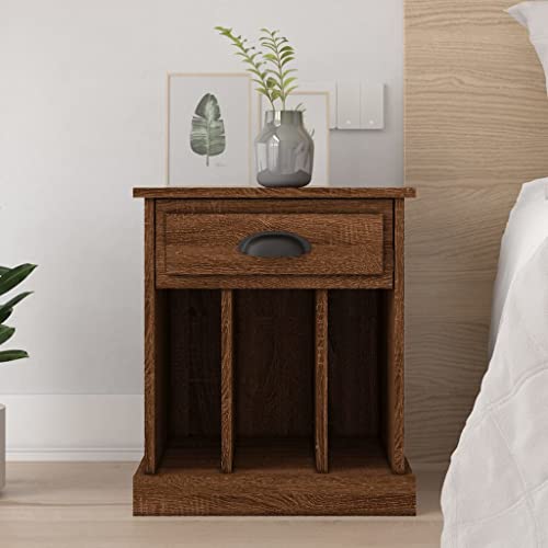 ZQQLVOO Nachttisch Braun Eichen-Optik nachttische badschrank schmal for Zimmer Schlafzimmer 43x36x50 cm ZQQLVOO Nachttisch Braun Eichen-Optik nachttische badschrank schmal for Zimmer Schlafzimmer 43x36x50 cm von ZQQLVOO
