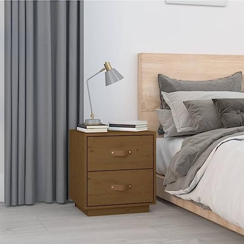 ZQQLVOO Nachttisch Honigbraun kommode mit schubladen badschrank schmal for Schlafzimmer Wohnzimmer 40x34x45 cm Massivholz Kiefer ZQQLVOO Nachttisch Honigbraun kommode mit schubladen badschrank schmal for Schlafzimmer Wohnzimmer 40x34x45 cm Massivholz Kiefer von ZQQLVOO