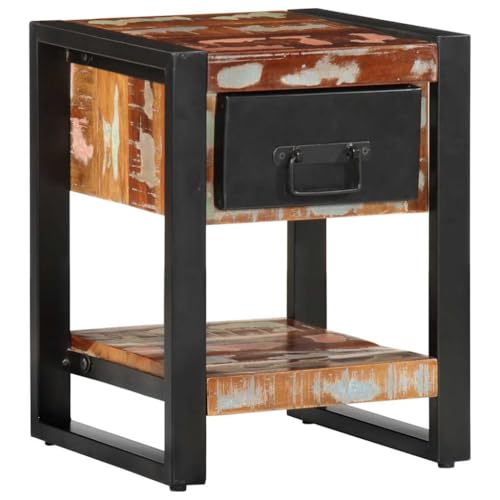 ZQQLVOO Nachttisch Mehrfarbig nachttische Bedside Table for Schlafzimmer Wohnzimmer 35x34x45 cm Altholz Massiv ZQQLVOO Nachttisch Mehrfarbig nachttische Bedside Table for Schlafzimmer Wohnzimmer 35x34x45 cm Altholz Massiv von ZQQLVOO