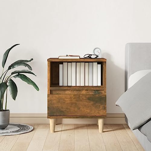 ZQQLVOO Nachttisch Räuchereiche badschrank schmal kommode mit schubladen for Wohnzimmer Zimmer 40x35x50 cm ZQQLVOO Nachttisch Räuchereiche badschrank schmal kommode mit schubladen for Wohnzimmer Zimmer 40x35x50 cm von ZQQLVOO