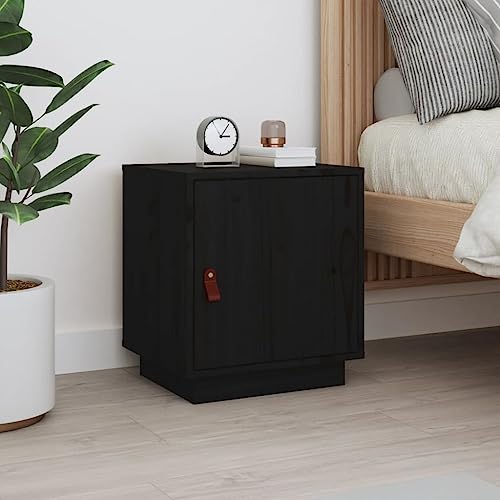 ZQQLVOO Nachttisch Schwarz nachttische badschrank schmal for Wohnzimmer Zimmer 40x34x45 cm Massivholz Kiefer ZQQLVOO Nachttisch Schwarz nachttische badschrank schmal for Wohnzimmer Zimmer 40x34x45 cm Massivholz Kiefer von ZQQLVOO