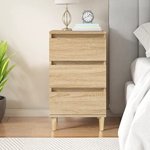 ZQQLVOO Nachttisch Sonoma-Eiche badschrank schmal beistelltisch for Zimmer Wohnzimmer 40x35x70 cm Holzwerkstoff von ZQQLVOO