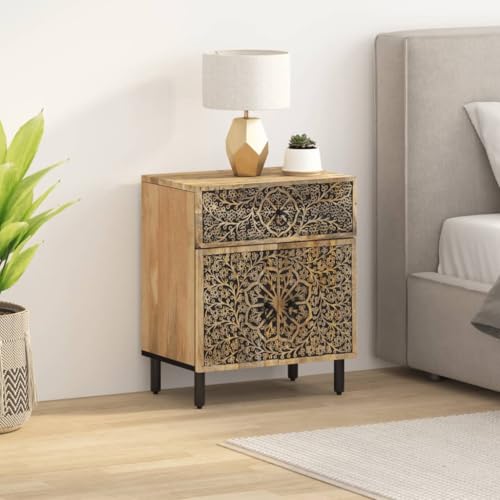 ZQQLVOO Nachttisch badschrank schmal kommode mit schubladen for Wohnzimmer Schlafzimmer 50x33x60 cm Massivholz Mango ZQQLVOO Nachttisch badschrank schmal kommode mit schubladen for Wohnzimmer Schlafzimmer 50x33x60 cm Massivholz Mango von ZQQLVOO