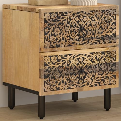 ZQQLVOO Nachttisch nachtschrank Bedside Table for Schlafzimmer Wohnzimmer 40x33x46 cm Massivholz Mango ZQQLVOO Nachttisch nachtschrank Bedside Table for Schlafzimmer Wohnzimmer 40x33x46 cm Massivholz Mango von ZQQLVOO