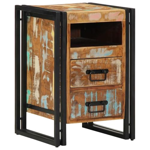ZQQLVOO Nachttisch nachtschrank nachttisch for Schlafzimmer Wohnzimmer 40x40x59 cm Altholz Massivholz ZQQLVOO Nachttisch nachtschrank nachttisch for Schlafzimmer Wohnzimmer 40x40x59 cm Altholz Massivholz von ZQQLVOO