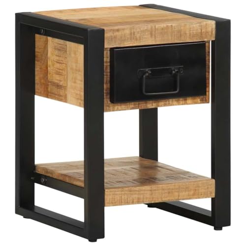 ZQQLVOO Nachttisch nachttisch nachtschrank for Schlafzimmer Wohnzimmer 35x34x45 cm Raues Mangoholz ZQQLVOO Nachttisch nachttisch nachtschrank for Schlafzimmer Wohnzimmer 35x34x45 cm Raues Mangoholz von ZQQLVOO