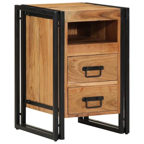 ZQQLVOO Nachttisch nachttische kommode mit schubladen for Schlafzimmer Wohnzimmer 40x40x59 cm Massivholz Akazie ZQQLVOO Nachttisch nachttische kommode mit schubladen for Schlafzimmer Wohnzimmer 40x40x59 cm Massivholz Akazie von ZQQLVOO