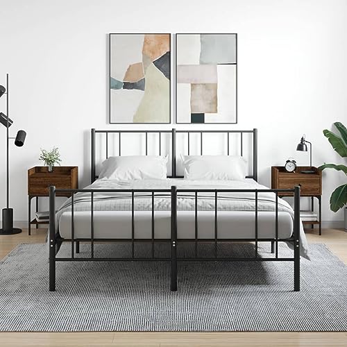 ZQQLVOO Nachttische 2 STK. Braun Eichen-Optik badschrank schmal nachttische for Wohnzimmer Zimmer 40,5x31x60 Holzwerkstoff von ZQQLVOO