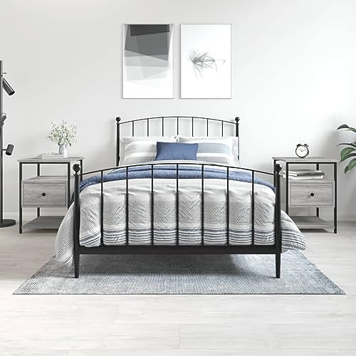 ZQQLVOO Nachttische 2 STK. Grau Sonoma badschrank schmal Bedside Table for Schlafzimmer Wohnzimmer 40x42x56 cm Holzwerkstoff ZQQLVOO Nachttische 2 STK. Grau Sonoma badschrank schmal Bedside Table for Schlafzimmer Wohnzimmer 40x42x56 cm Holzwerkstoff von ZQQLVOO