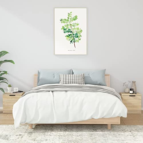 ZQQLVOO Nachttische 2 STK. Sonoma-Eiche badschrank schmal Bedside Table for Wohnzimmer Schlafzimmer 40x39x40 cm ZQQLVOO Nachttische 2 STK. Sonoma-Eiche badschrank schmal Bedside Table for Wohnzimmer Schlafzimmer 40x39x40 cm von ZQQLVOO