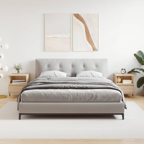 ZQQLVOO Nachttische 2 STK. Sonoma-Eiche beistelltisch nachttisch for Zimmer Schlafzimmer 40x35x50 cm Holzwerkstoff von ZQQLVOO