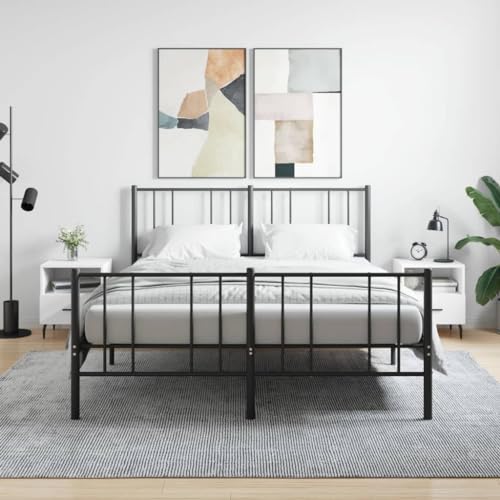 ZQQLVOO Nachttische 2 STK. Weiß Nachtkommoden Nachtmöbel für Schlafzimmer 40x35x47,5 cm Holzwerkstoff von ZQQLVOO