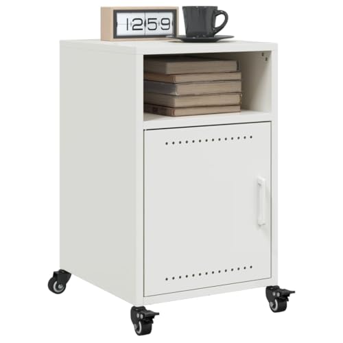 ZQQLVOO Nachttische 2 STK. Weiß Nachttischkommoden Nachtkommoden für Schlafzimmer 36x39x59 cm Stahl ZQQLVOO Nachttische 2 STK. Weiß Nachttischkommoden Nachtkommoden für Schlafzimmer 36x39x59 cm Stahl von ZQQLVOO