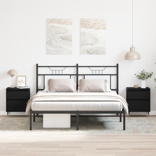 ZQQLVOO Nachttische 2 Stück Schwarzer Eiche badschrank schmal nachtschrank for Wohnzimmer Zimmer 40x35x50 cm Holzwerkstoff ZQQLVOO Nachttische 2 Stück Schwarzer Eiche badschrank schmal nachtschrank for Wohnzimmer Zimmer 40x35x50 cm Holzwerkstoff von ZQQLVOO