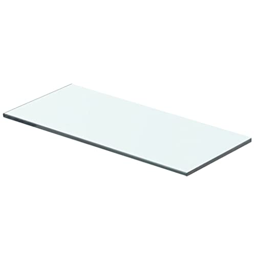 ZQQLVOO Regalboden Glas Transparent Wohnzimmerregal Hängeregal für Wohnzimmer Bad 40x12 cm von ZQQLVOO