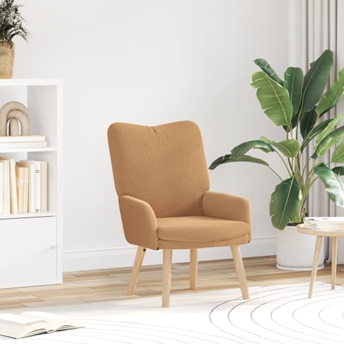 ZQQLVOO Relaxsessel Beige Wollähnlicher Stoff lesesessel cocktailsessel for Innenraum Schlafzimmer von ZQQLVOO
