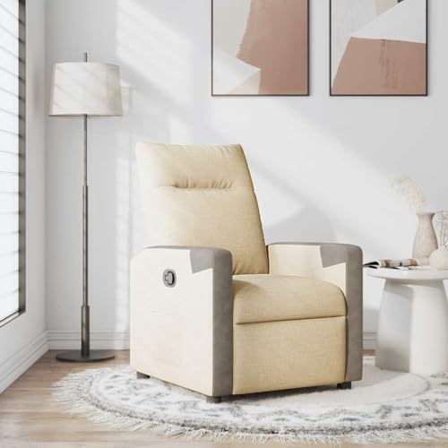 ZQQLVOO Relaxsessel Creme Stoff cocktailsessel Chair for Wohnzimmer Innenraum von ZQQLVOO