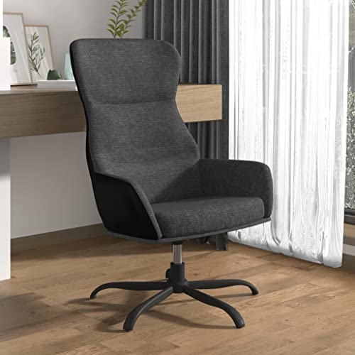 ZQQLVOO Relaxsessel Dunkelgrau Stoff Stuhl schminktisch Lounge Sessel for Innenraum Büro von ZQQLVOO