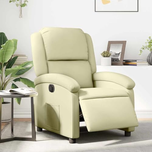 ZQQLVOO Relaxsessel Elektrisch Creme Echtleder cocktailsessel lesesessel for Büro Wohnzimmer ZQQLVOO Relaxsessel Elektrisch Creme Echtleder cocktailsessel lesesessel for Büro Wohnzimmer von ZQQLVOO