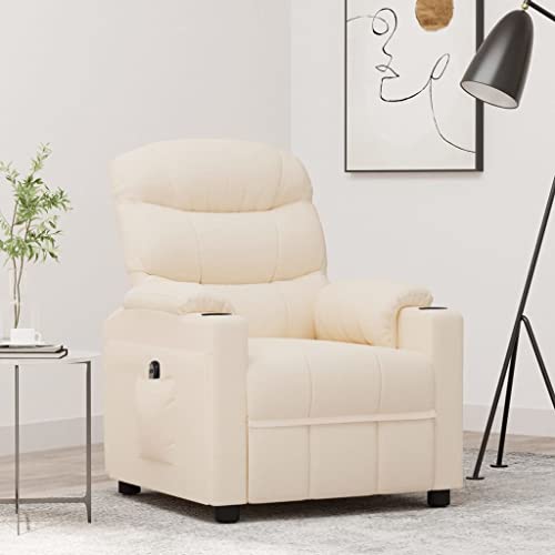 ZQQLVOO Relaxsessel Elektrisch Creme Stoff cocktailsessel lesesessel for Schlafzimmer Innenraum ZQQLVOO Relaxsessel Elektrisch Creme Stoff cocktailsessel lesesessel for Schlafzimmer Innenraum von ZQQLVOO