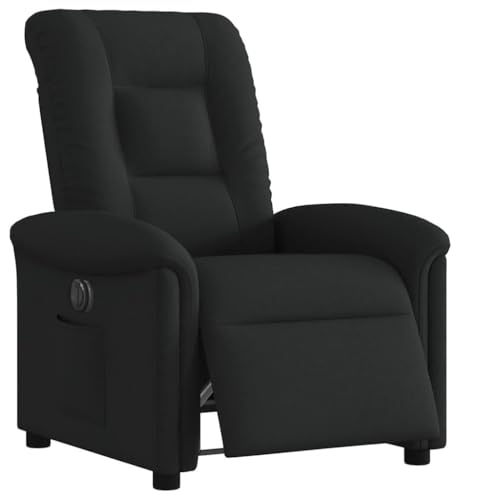 ZQQLVOO Relaxsessel Elektrisch Schwarz Stoff Chair lesesessel for Schlafzimmer Innenraum von ZQQLVOO