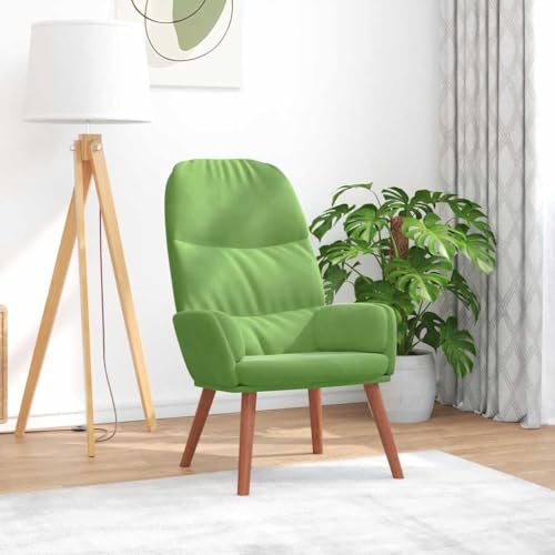 ZQQLVOO Relaxsessel Hellgrün Samt fernsehsessel cocktailsessel for Büro Schlafzimmer von ZQQLVOO