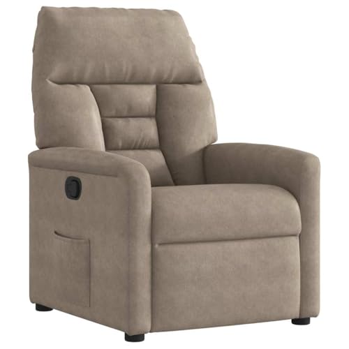 ZQQLVOO Relaxsessel Taupe Mikrofasergewebe Lounge Sessel lesesessel for Balkon Innenraum von ZQQLVOO