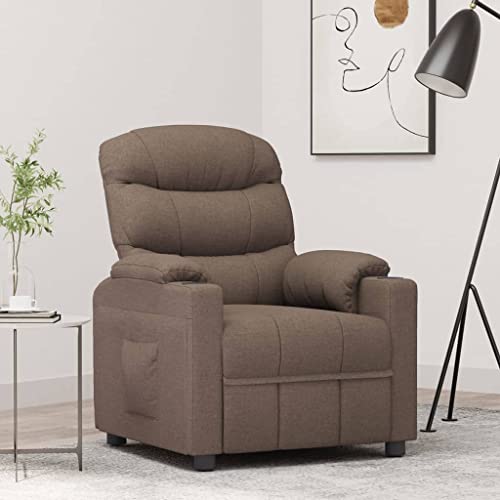 ZQQLVOO Relaxsessel Taupe Stoff fernsehsessel Lounge Sessel for Wohnzimmer Schlafzimmer von ZQQLVOO