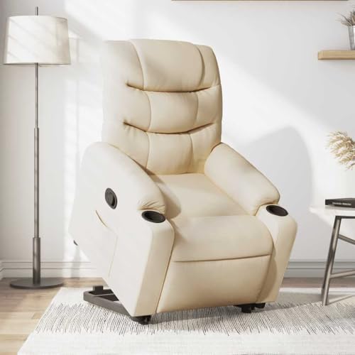 ZQQLVOO Relaxsessel mit Aufstehhilfe Creme Stoff lesesessel Chair for Wohnzimmer Schlafzimmer ZQQLVOO Relaxsessel mit Aufstehhilfe Creme Stoff lesesessel Chair for Wohnzimmer Schlafzimmer von ZQQLVOO