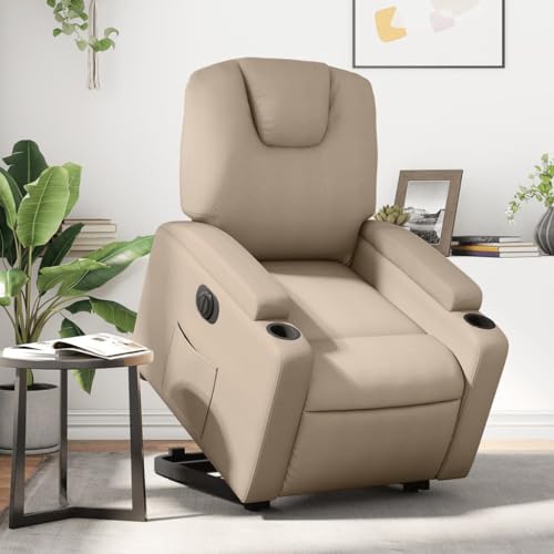 ZQQLVOO Relaxsessel mit Aufstehhilfe Elektrisch Cappuccino Kunstleder cocktailsessel fernsehsessel for Büro Innenraum ZQQLVOO Relaxsessel mit Aufstehhilfe Elektrisch Cappuccino Kunstleder cocktailsessel fernsehsessel for Büro Innenraum von ZQQLVOO