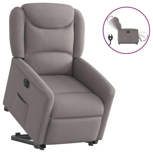 ZQQLVOO Relaxsessel mit Aufstehhilfe Elektrisch Taupe Stoff Chair cocktailsessel for Innenraum Schlafzimmer ZQQLVOO Relaxsessel mit Aufstehhilfe Elektrisch Taupe Stoff Chair cocktailsessel for Innenraum Schlafzimmer von ZQQLVOO