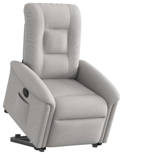 ZQQLVOO Relaxsessel mit Aufstehhilfe Elektrisch Wolkengrau Stoff Chair cocktailsessel for Wohnzimmer Innenraum von ZQQLVOO