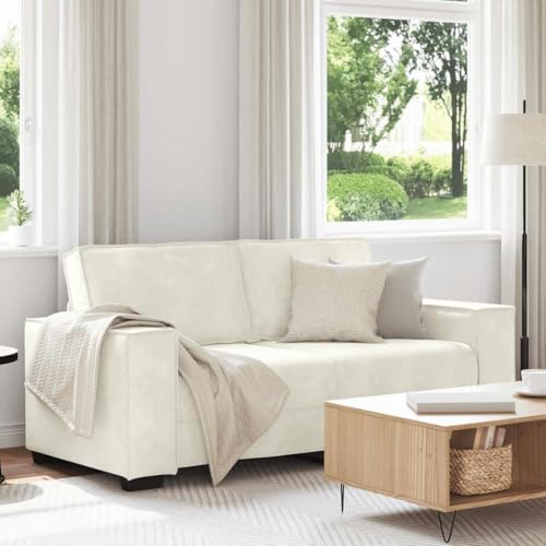 ZQQLVOO Samt Sofa 2-Sitzer mit Holz Metall Gestell, Breiten Armlehnen und Dicker Polsterung für Wohnzimmer, Büro oder Gästezimmer, Bequemes Sitzmöbel in Weichem Stoff für Entspannung ZQQLVOO Samt Sofa 2-Sitzer mit Holz Metall Gestell, Breiten Armlehnen und Dicker Polsterung für Wohnzimmer, Büro oder Gästezimmer, Bequemes Sitzmöbel in Weichem Stoff für Entspannung von ZQQLVOO