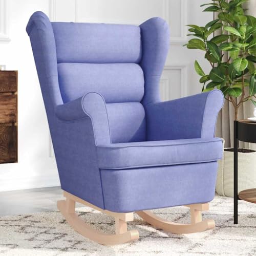 ZQQLVOO Schaukelsessel Jeansblau Chair fernsehsessel for Innenraum Wohnzimmer 74x90x102 cm Stoff ZQQLVOO Schaukelsessel Jeansblau Chair fernsehsessel for Innenraum Wohnzimmer 74x90x102 cm Stoff von ZQQLVOO