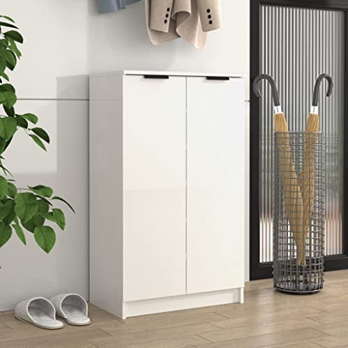 ZQQLVOO Schuhschrank Hochglanz-Weiß 59x35x100 cm Holzwerkstoff, Schuhe Organizer, Schuhe Aufbewahrung, Schuhregal für schmalen Flur, Shoe Rack für Eingang, Flur ZQQLVOO Schuhschrank Hochglanz-Weiß 59x35x100 cm Holzwerkstoff, Schuhe Organizer, Schuhe Aufbewahrung, Schuhregal für schmalen Flur, Shoe Rack für Eingang, Flur von ZQQLVOO