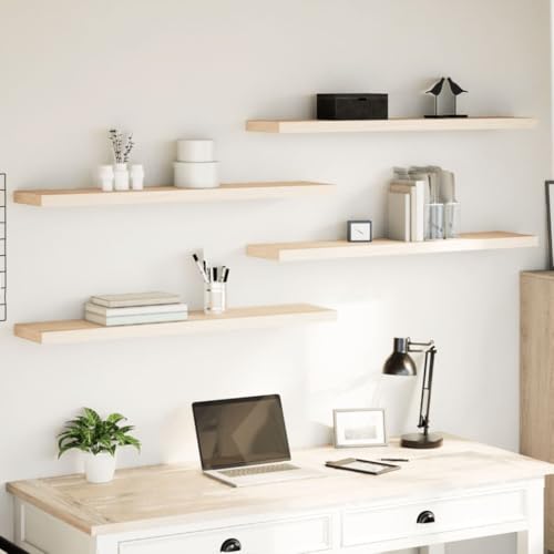 ZQQLVOO Schweberegale 4 STK. Dekoratives Wandregal Regal für Deko für Wohnzimmer Bad 110x23,5x4 cm Holzwerkstoff ZQQLVOO Schweberegale 4 STK. Dekoratives Wandregal Regal für Deko für Wohnzimmer Bad 110x23,5x4 cm Holzwerkstoff von ZQQLVOO