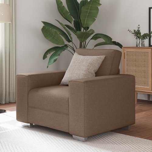 ZQQLVOO Sessel Braun Moderner Akzentstuhl mit bequemer Sitzfläche und stylischem Design für Wohnzimmer. 59 cm Stoff ZQQLVOO Sessel Braun Moderner Akzentstuhl mit bequemer Sitzfläche und stylischem Design für Wohnzimmer. 59 cm Stoff von ZQQLVOO