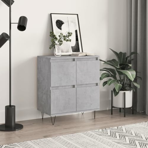 ZQQLVOO Sideboard Betongrau sideboards Schrank for Schlafzimmer Wohnzimmer 60x35x70 cm Holzwerkstoff ZQQLVOO Sideboard Betongrau sideboards Schrank for Schlafzimmer Wohnzimmer 60x35x70 cm Holzwerkstoff von ZQQLVOO