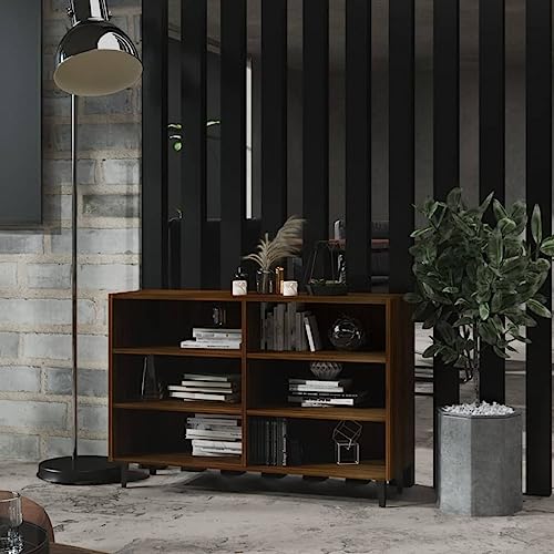 ZQQLVOO Sideboard Braun Eichen-Optik flurschrank gartenschrank for Wohnzimmer Büro 103,5x35x70 cm Holzwerkstoff ZQQLVOO Sideboard Braun Eichen-Optik flurschrank gartenschrank for Wohnzimmer Büro 103,5x35x70 cm Holzwerkstoff von ZQQLVOO