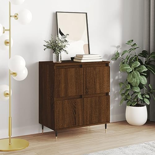 ZQQLVOO Sideboard Braun Eichen-Optik gartenschrank gartenschrank for Wohnzimmer Büro 60x35x70 cm Holzwerkstoff von ZQQLVOO