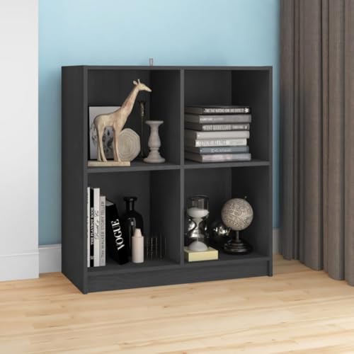 ZQQLVOO Sideboard Grau gartenschrank gartenschrank for Schlafzimmer Büro 70x33x76 cm Massivholz Kiefer von ZQQLVOO