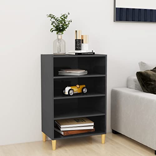 ZQQLVOO Sideboard Hochglanz-Grau flurschrank kommoden for Schlafzimmer Büro 57x35x90 cm Holzwerkstoff ZQQLVOO Sideboard Hochglanz-Grau flurschrank kommoden for Schlafzimmer Büro 57x35x90 cm Holzwerkstoff von ZQQLVOO
