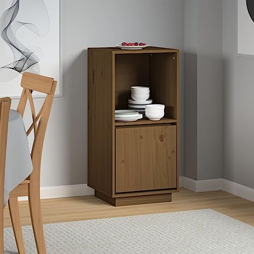 ZQQLVOO Sideboard Honigbraun gartenschrank gartenschrank for Innenraum Wohnzimmer 38x35x80 cm Massivholz Kiefer ZQQLVOO Sideboard Honigbraun gartenschrank gartenschrank for Innenraum Wohnzimmer 38x35x80 cm Massivholz Kiefer von ZQQLVOO