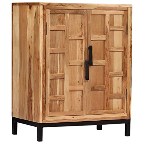 ZQQLVOO Sideboard Massivholz Akazie 60x35x76 cm Braun, Chest of Drawers, Kommode, Flurschrank, Komodenschrank, Wäscheschrank für Ihr Schlafzimmer von ZQQLVOO
