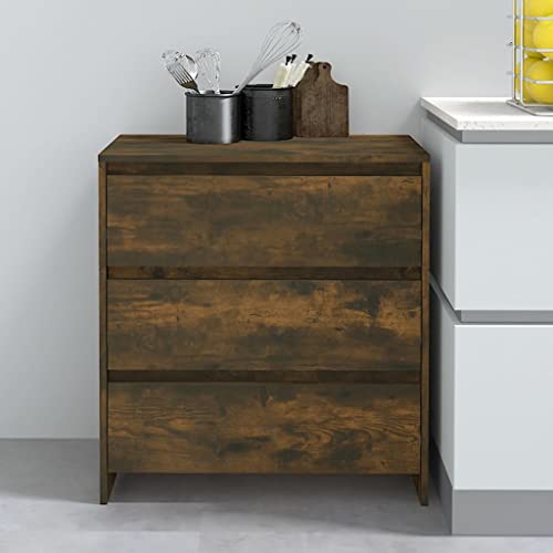 ZQQLVOO Sideboard Räuchereiche flurschrank kommoden for Wohnzimmer Schlafzimmer 70x41x75 cm Holzwerkstoff ZQQLVOO Sideboard Räuchereiche flurschrank kommoden for Wohnzimmer Schlafzimmer 70x41x75 cm Holzwerkstoff von ZQQLVOO