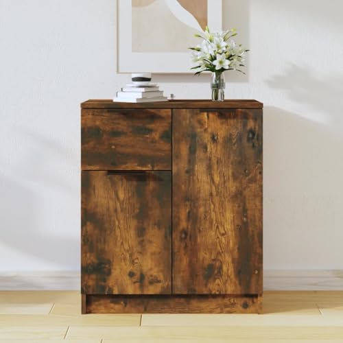 ZQQLVOO Sideboard Räuchereiche sideboards kleiderschrank for Wohnzimmer Büro 60x30x70 cm Holzwerkstoff ZQQLVOO Sideboard Räuchereiche sideboards kleiderschrank for Wohnzimmer Büro 60x30x70 cm Holzwerkstoff von ZQQLVOO
