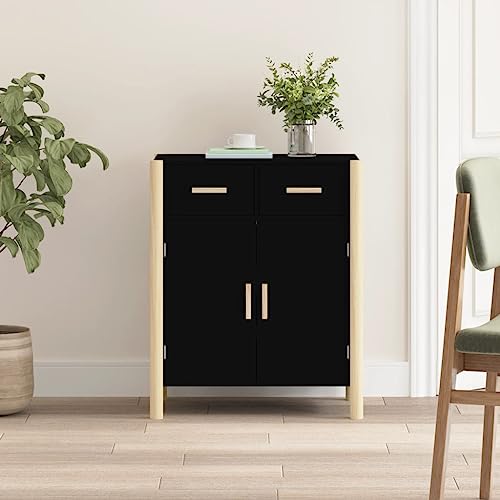 ZQQLVOO Sideboard Schwarz gartenschrank gartenschrank for Wohnzimmer Büro 62x38x75 cm Holzwerkstoff ZQQLVOO Sideboard Schwarz gartenschrank gartenschrank for Wohnzimmer Büro 62x38x75 cm Holzwerkstoff von ZQQLVOO
